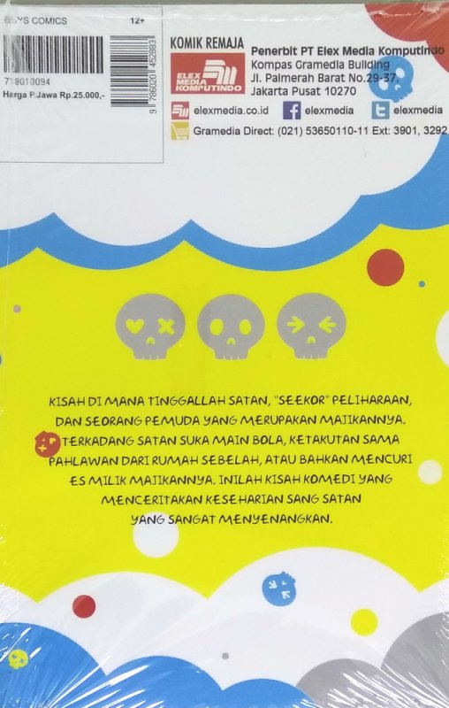 Cover Belakang Buku Satan-ku Nggak Gigit, lho 1