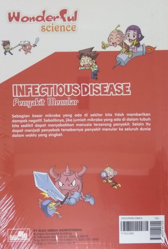 Cover Belakang Buku Wonderful Science: Infectious Disease - penyakit menular