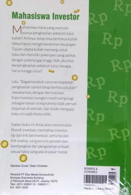 Cover Belakang Buku Mahasiswa Investor (Updated)