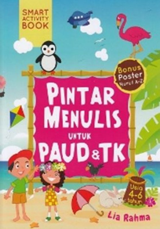 Cover Buku Pintar Menulis Untuk Paud & TK (Promo Best Book)