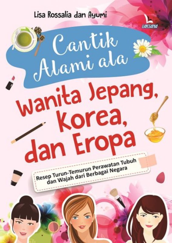Cover Buku Cantik Alami ala Wanita Jepang, Korea, dan Eropa
