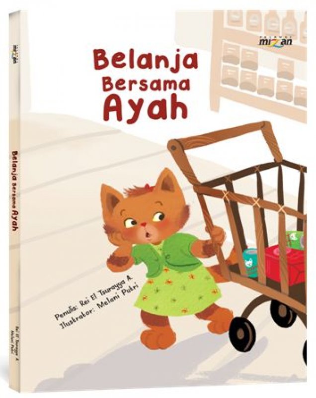 Cover Buku Belanja Bersama Ayah (Hard Cover)