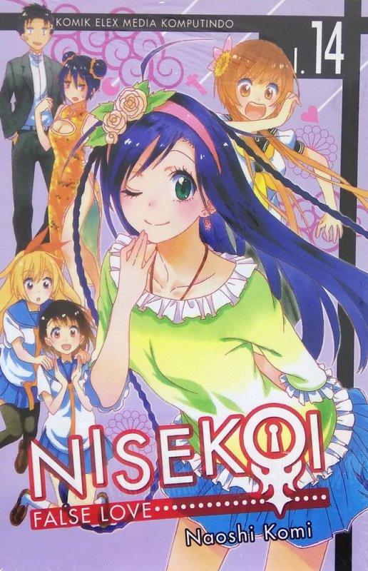Cover Buku Nisekoi: False Love 14