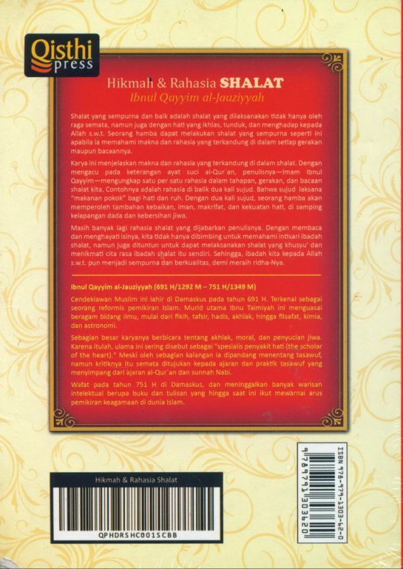 Cover Belakang Buku Hikmah & Rahasia Shalat