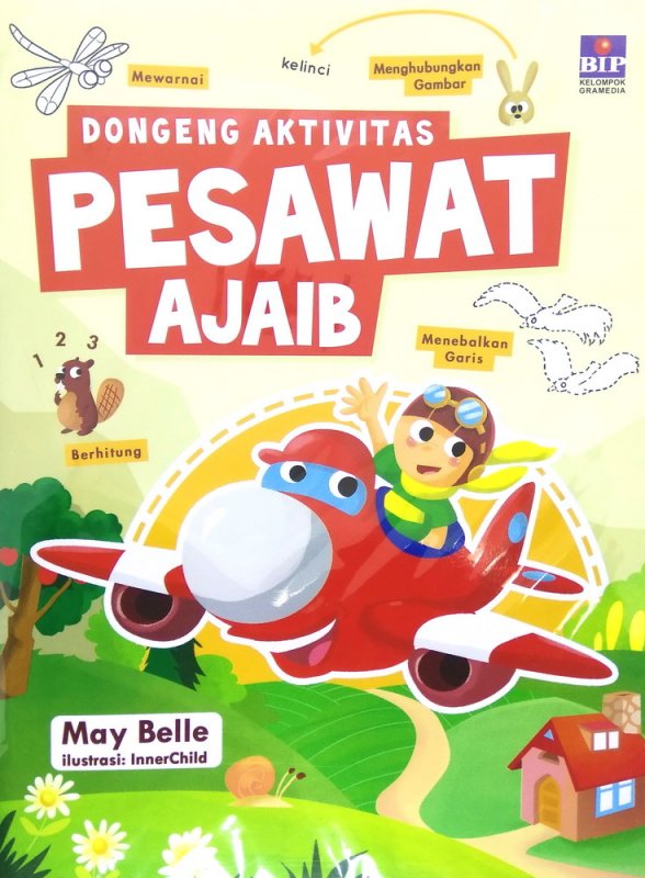 Cover Buku Dongeng Aktivitas : Pesawat Ajaib