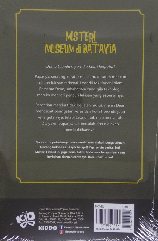 Cover Belakang Buku Seri Misteri Favorit: Misteri Museum Di Batavia