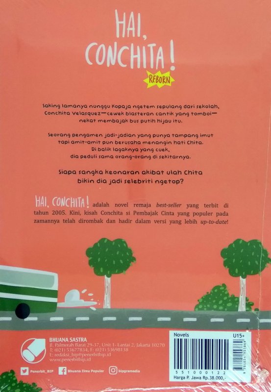 Cover Belakang Buku Hai, Conchita - Pembajak Cinta