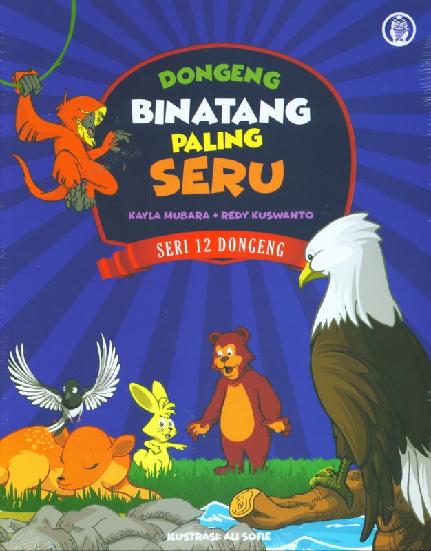 Cover Buku Dongeng Binatang Paling Seru (Seri 12 Dongeng)