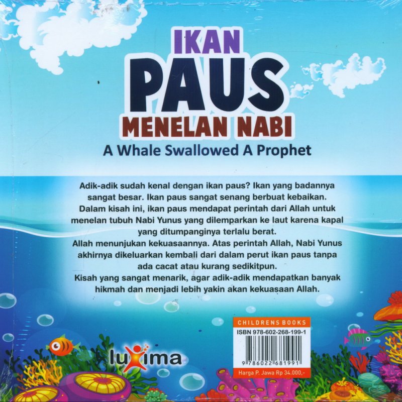 Cover Belakang Buku Ikan Paus Menelan Nabi - A Whale Swallowed A Prophet (Bilingual)
