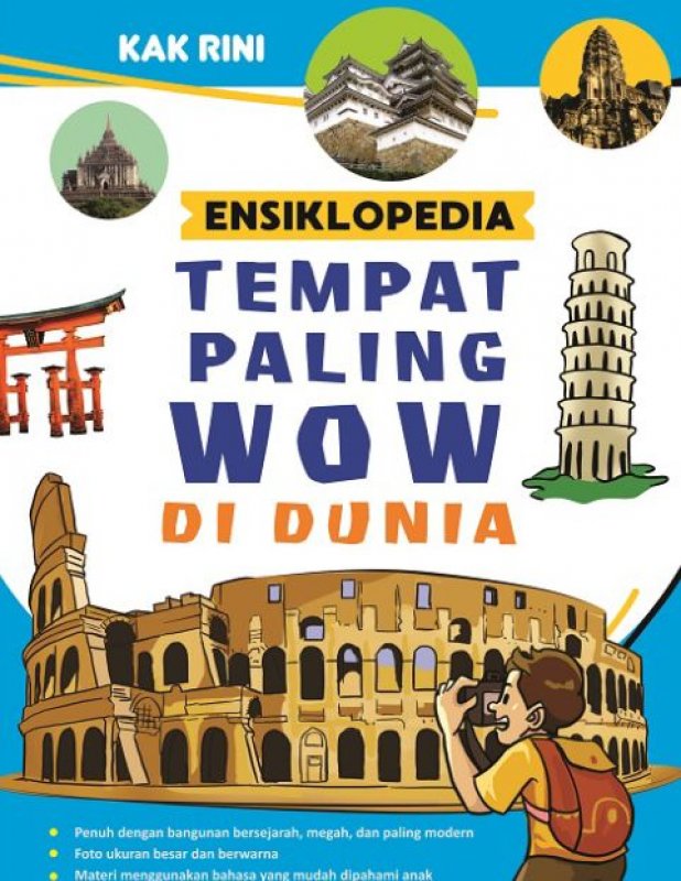 Cover Buku Ensiklopedia Tempat Paling Wow di Dunia