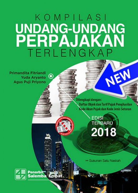Cover Buku Kompilasi Undang-Undang Perpajakan Terlengkap Tahun 2018