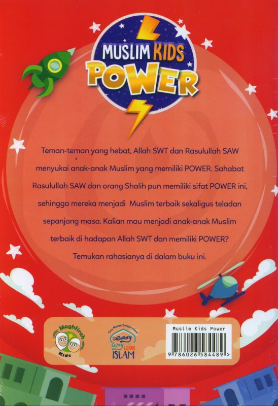 Cover Belakang Buku Muslim Kids Power by Mr. Pret