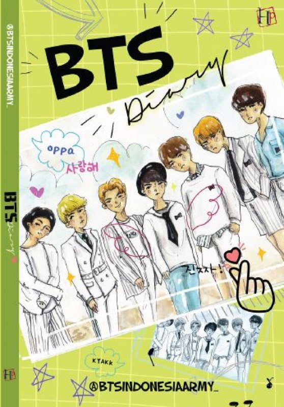 Cover Buku BTS Diary