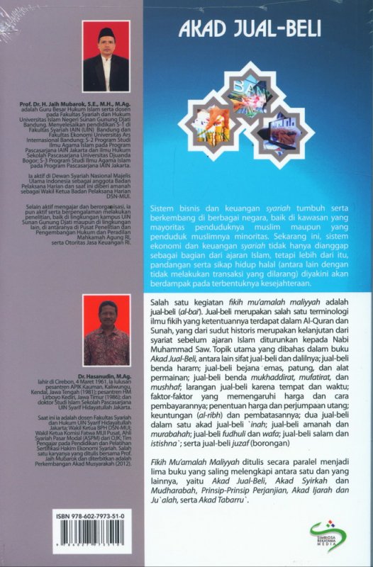 Cover Belakang Buku Fikih Muamalah Maliyyah: Akad Jual-Beli