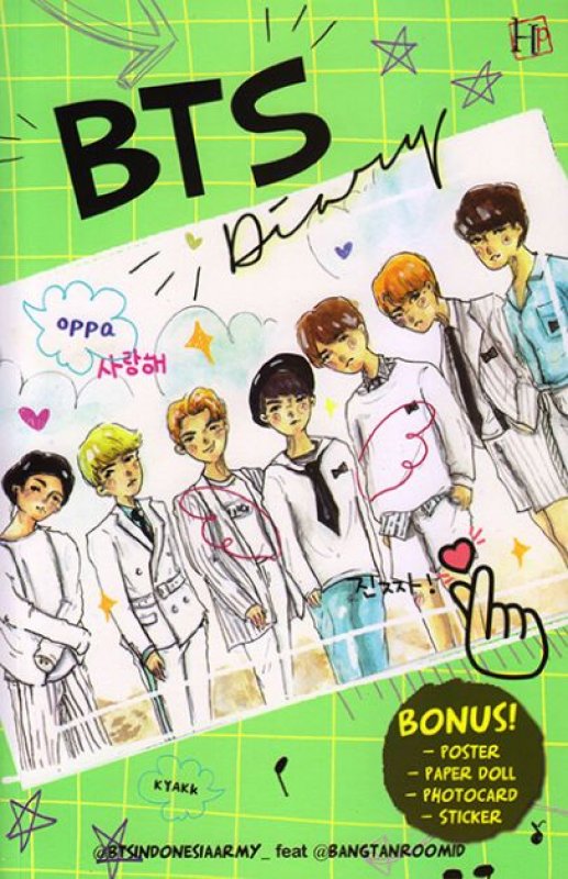 Cover Buku BTS DIARY