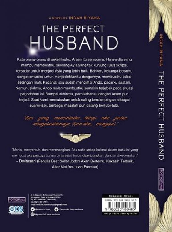 Cover Belakang Buku The Perfect Husband (Platinum Edition)