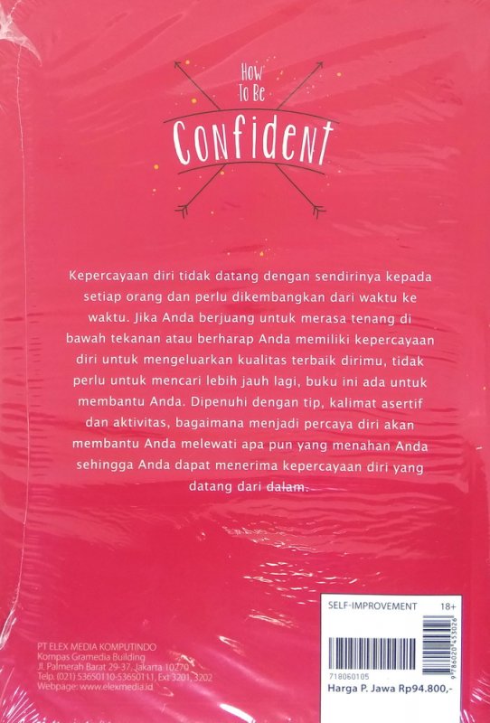 Cover Belakang Buku How to Be Confident
