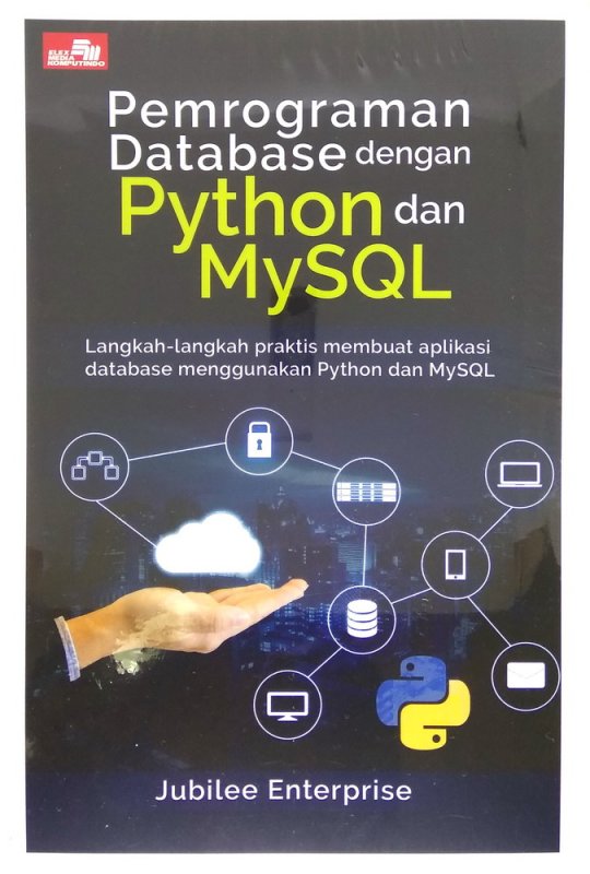 Cover Buku Pemrograman Database dengan Python dan MySQL