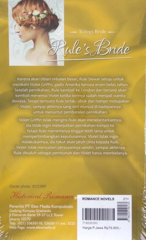 Cover Belakang Buku HR: Rule s Bride