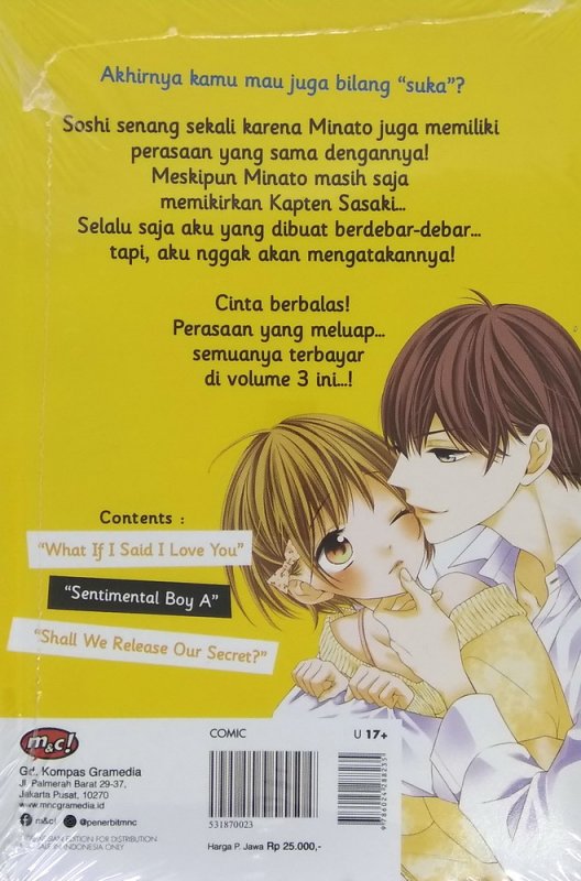 Cover Belakang Buku What if I said I Love You 03 - tamat