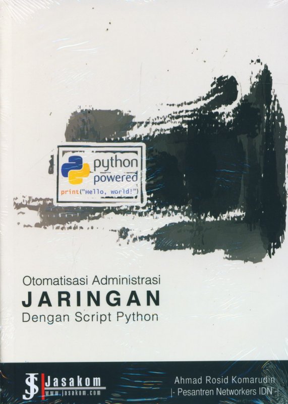 Cover Buku Otomatis Administrasi Jaringan Dengan Script Python