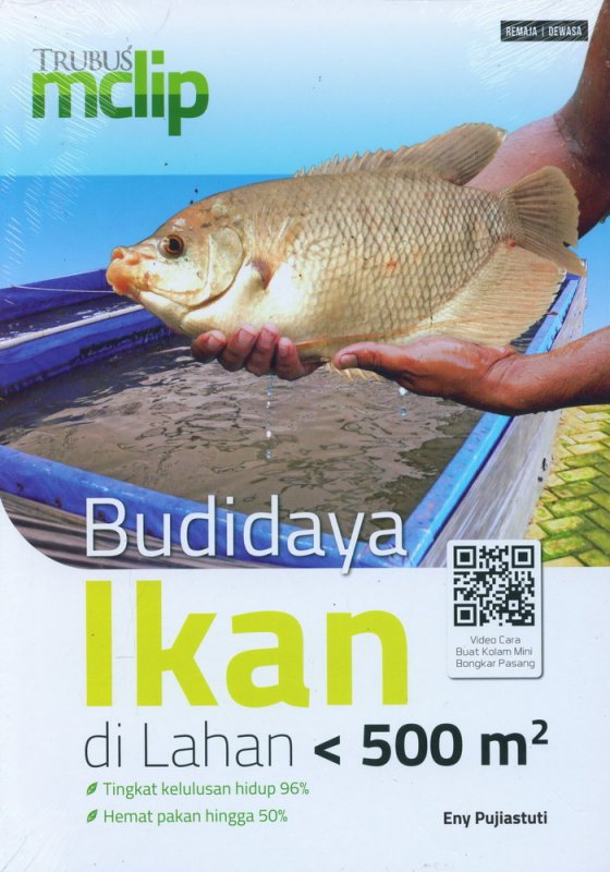 Cover Buku Budidaya Ikan di Lahan < 500 m2