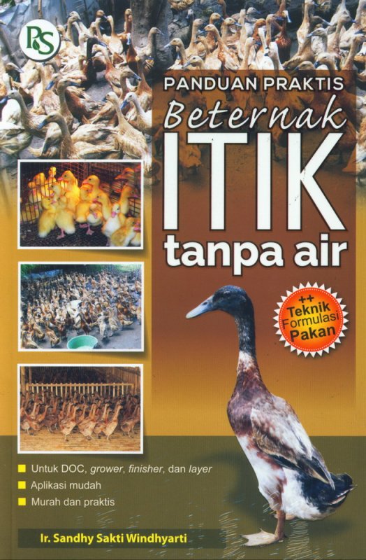 Cover Buku Panduan Praktis Beternak ITIK Tanpa Air