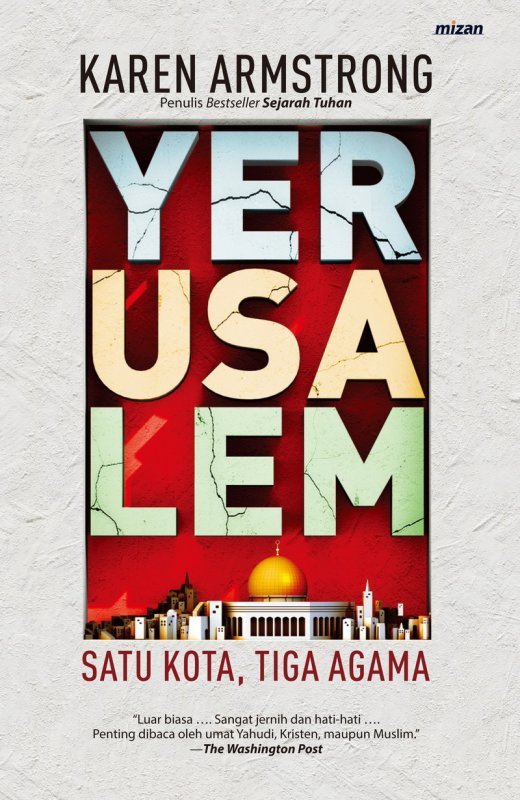 Cover Buku Yerusalem Satu Kota, Tiga Agama