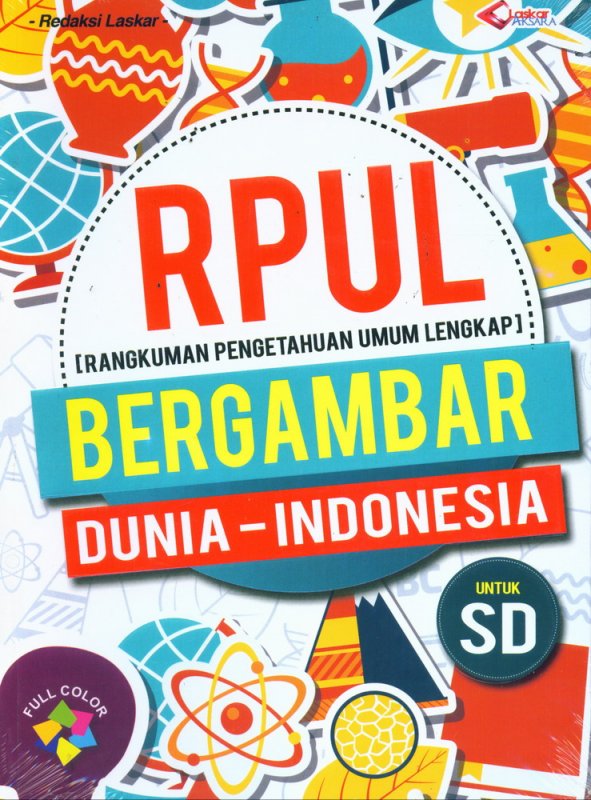 Cover Buku RPUL Bergambar Dunia - Indonesia untuk SD (Full Color)