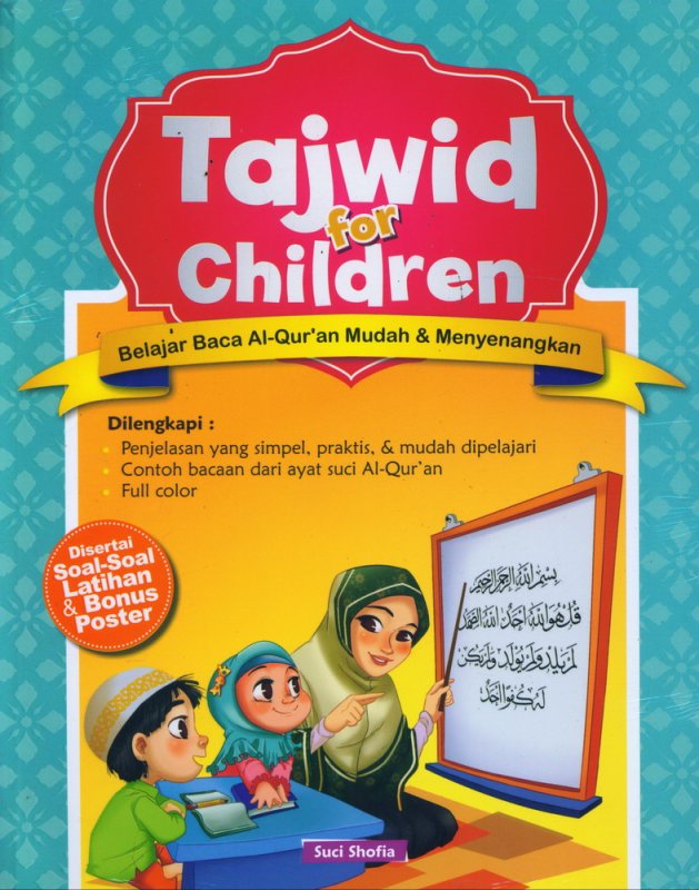 Cover Buku Tajwid for Children - belajar Baca Al-Quran Mudah & Menyenangkan