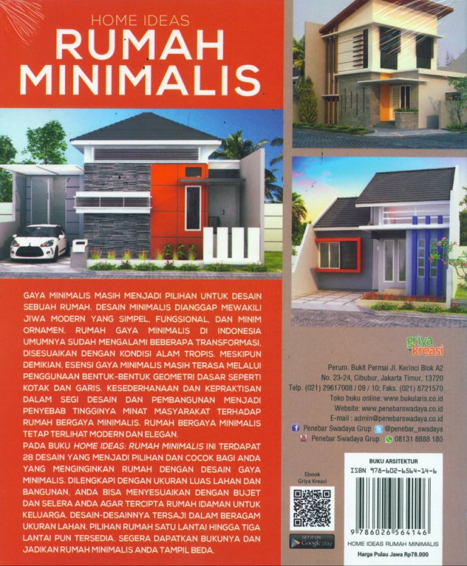 Cover Belakang Buku Home Ideas Rumah Minimalis