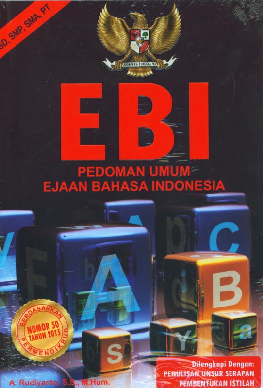 Cover Buku EBI - Pedoman Umum Ejaan Bahasa Indonesia