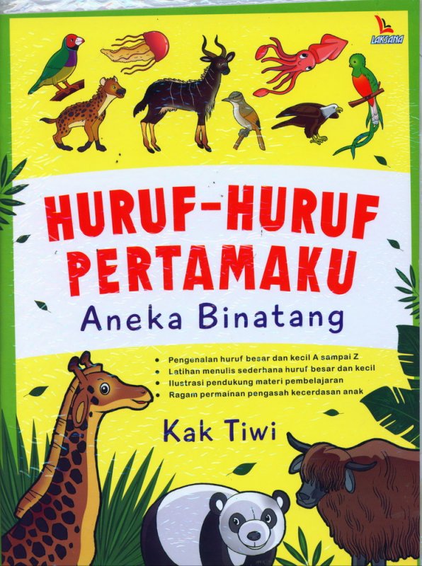 Cover Buku Huruf-Huruf Pertamaku - Aneka Binatang