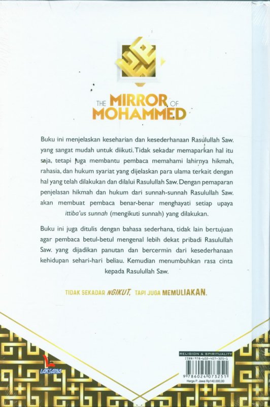 Cover Belakang Buku The Mirror of Mohammed (Hard Cover)