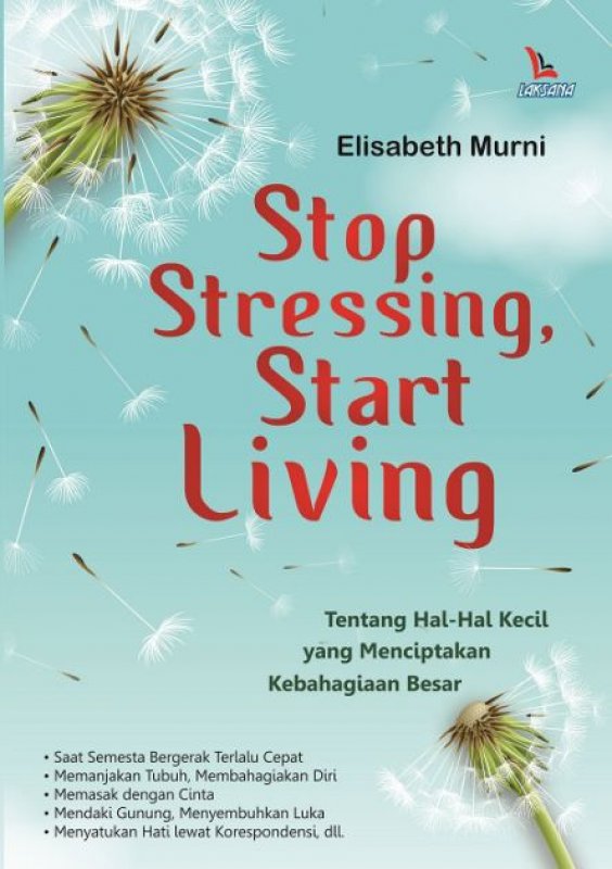 Cover Buku Stop Stressing Start Living