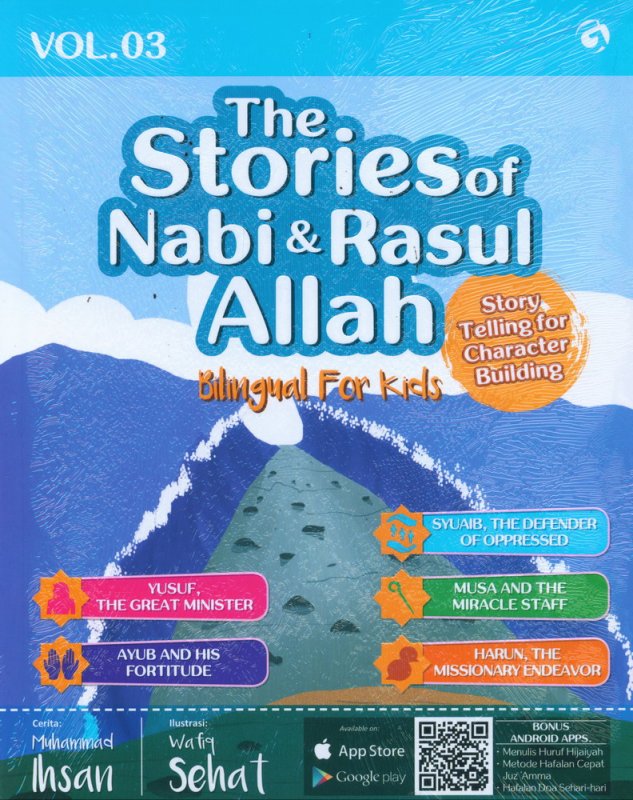 Cover Buku The Stories of Nabi & Rasul Allah Vol. 03 (Bilingual For Kids)