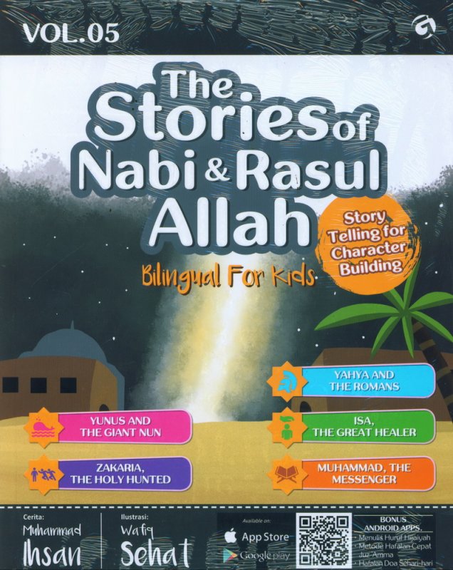 Cover Buku The Stories of Nabi & Rasul Allah Vol. 05 (Bilingual For Kids)