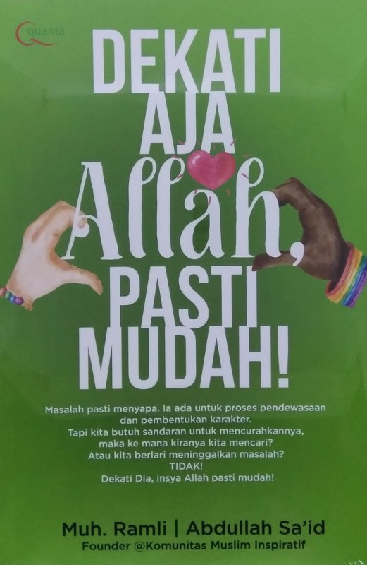 Cover Buku Dekati Aja Allah, Pasti Mudah!