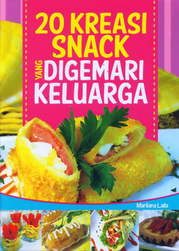 Cover Buku 20 Kreasi Snack yang Digemari Keluarga