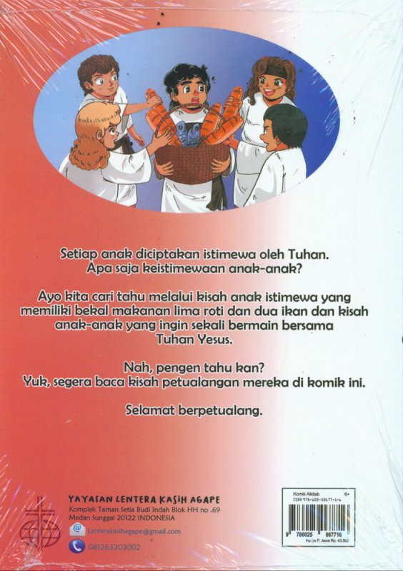 Cover Belakang Buku Anak Istimewa 1 (KOMIK)