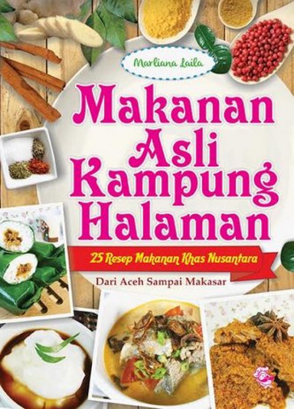 Cover Buku Makanan Asli Kampung Halaman