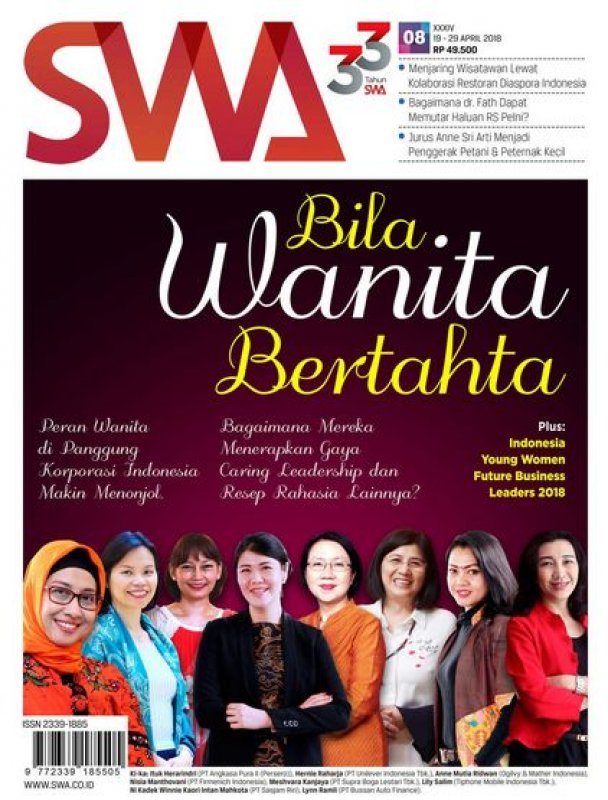 Cover Buku Majalah SWA Sembada No. 08 | 19 - 29 April  2018