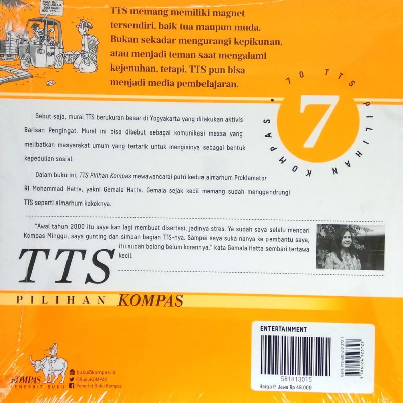 Cover Belakang Buku TTS Pilihan KOMPAS Jilid 7 (cover baru)