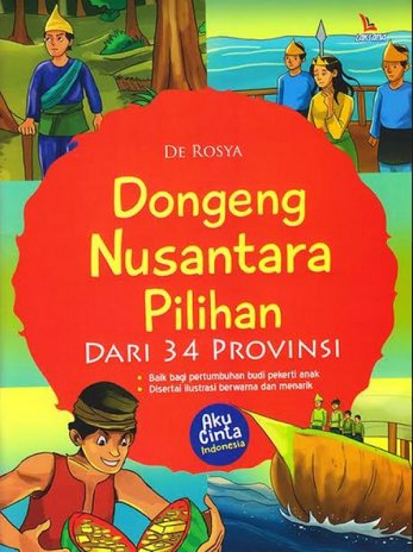 Cover Buku Dongeng Nusantara Pilihan Dari 34 Provinsi