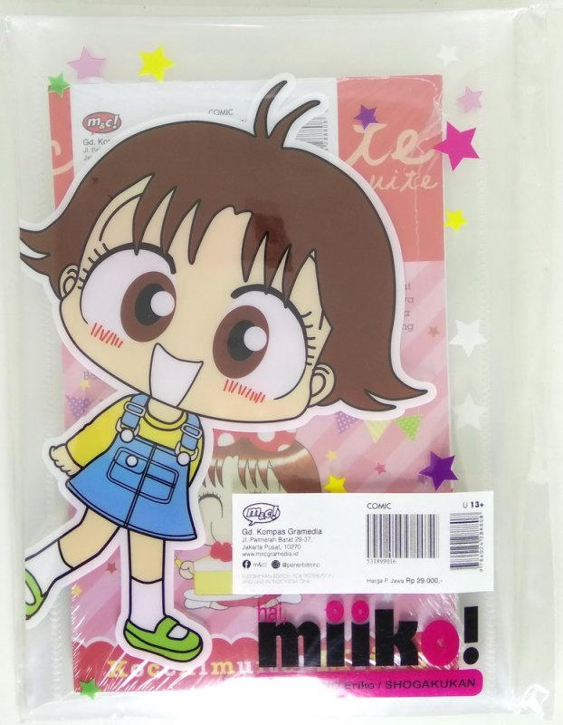 Cover Belakang Buku Hai, Miiko! 30 - reguler bonus clear file