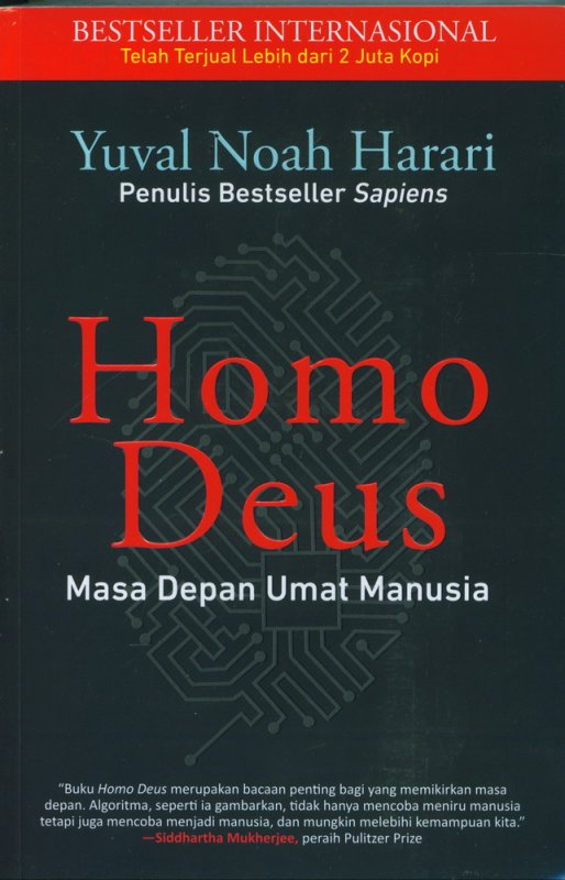 Cover Buku Homo Deus : Masa Depan Umat Manusia