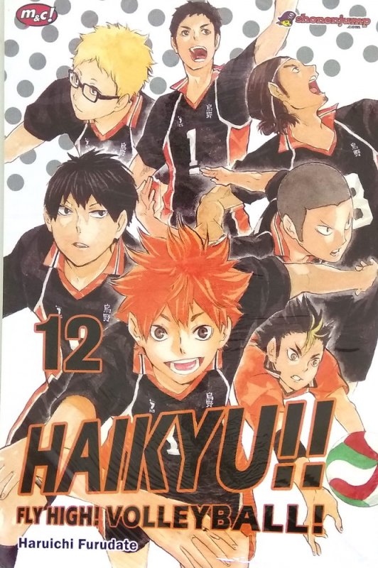 Cover Buku Haikyu!! - Fly High! Volleyball! 12