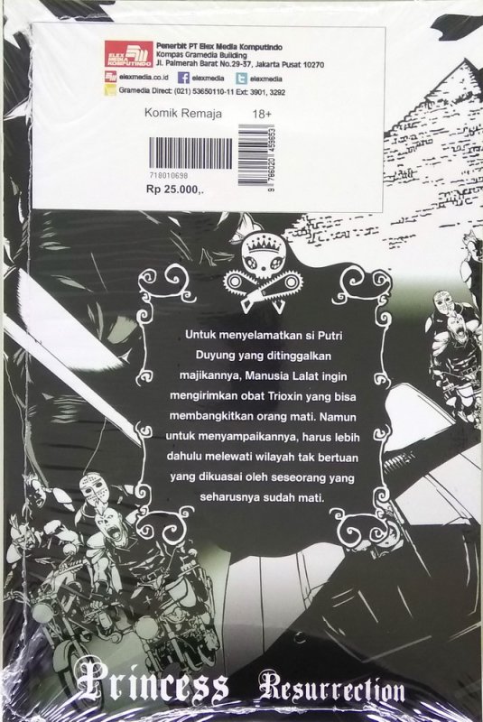 Cover Belakang Buku Princess Resurrection 19