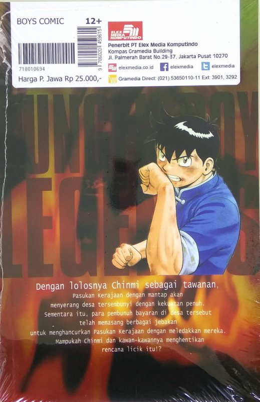 Cover Belakang Buku Kungfu Boy Legends 22