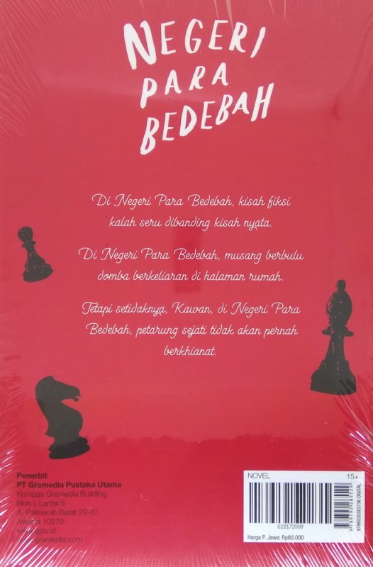 Cover Belakang Buku Negeri Para Bedebah - Cover Baru 2018